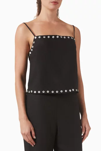 Kirra Tank Top in Linen Blend