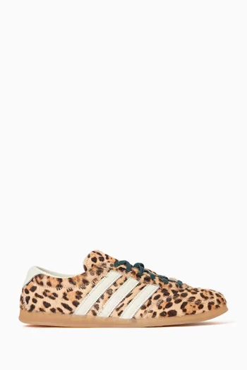 Gazelle Lo Pro Leopard-print Sneakers in Pony Hair