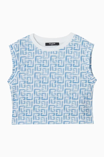 Monogram T-shirt in Cotton