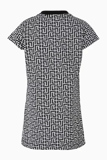 Monogram T-shirt Dress in Cotton