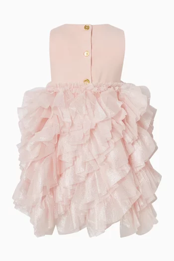 Cascade Waterfall Dress in Sparkle Tulle