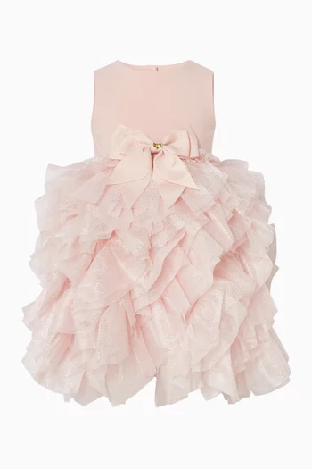 Cascade Waterfall Dress in Sparkle Tulle