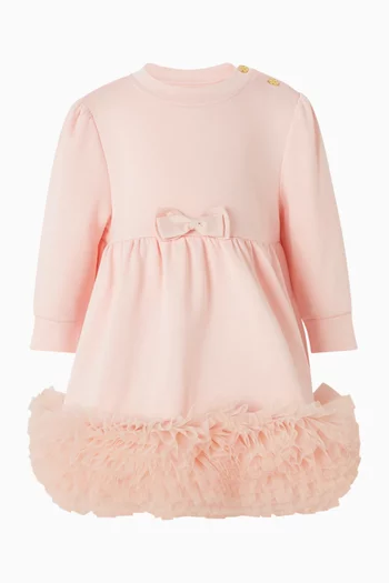 Tulle Trim Baby Dress