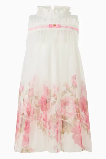 Mindi Floral Dress in Tulle