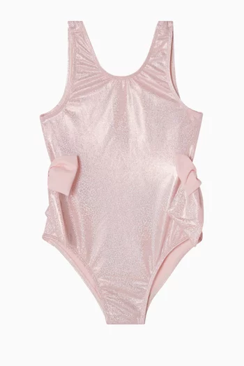 لباس سباحة كارلي قطعة واحدة بكشكش