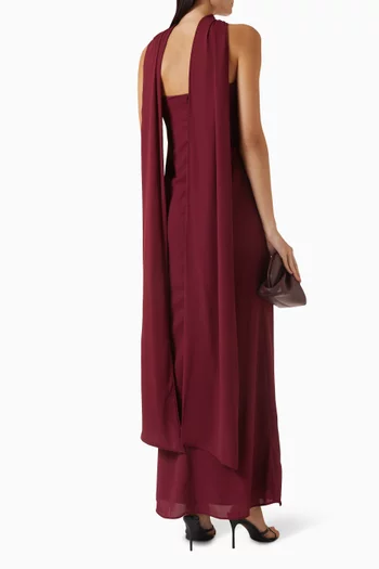 Athena Maxi Dress in Chiffon