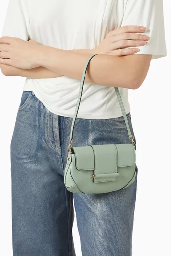 Bar Wallet with Chain in Leather