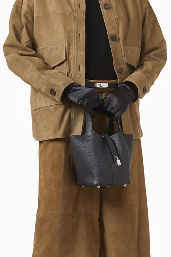 Unused Picotin 18 Bag in Clemence Leather