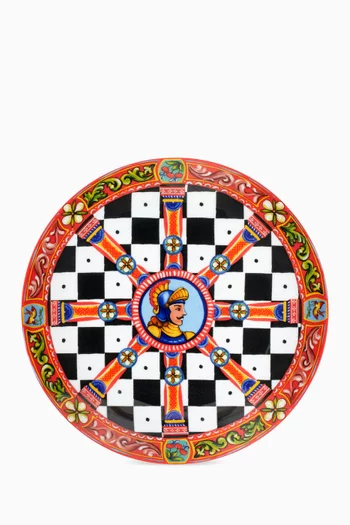 Cavaliere Dinner Plates in Porcelain, Set of 2