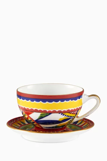 Carretto Regina Tea Cup & Saucer Set