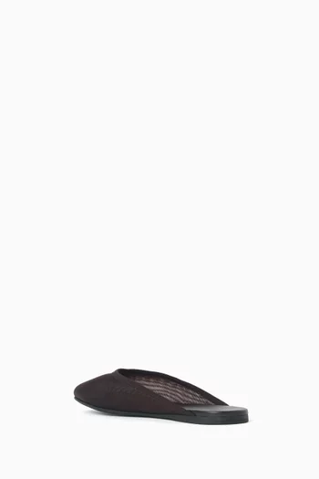 Logo Slippers in Mesh