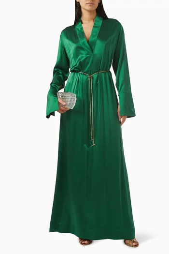 Madison Chain-belt Dress in Silk