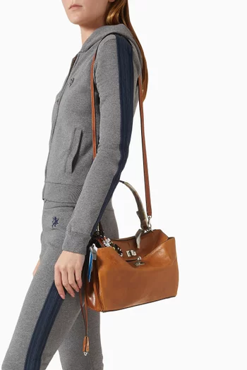 Small Rodeo Handbag with Charms in Leather