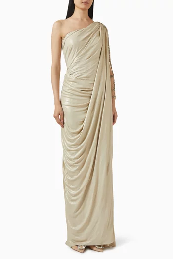 Draped Maxi Dress