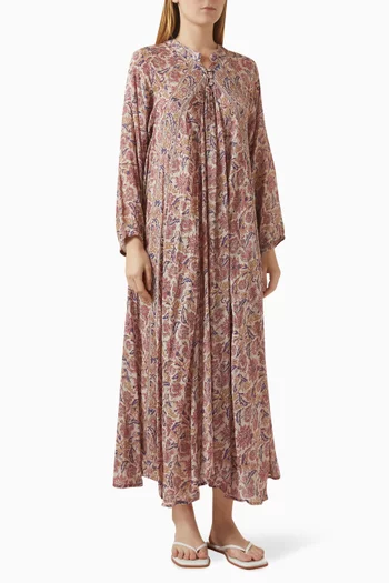 Fiore Printed Maxi Dress