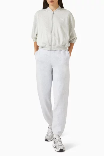 Logo Bomber Jacket in French-terry