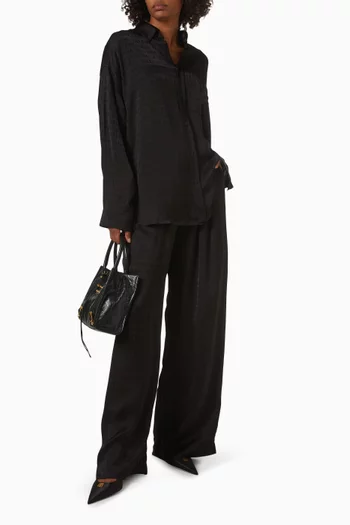 Type Fade Pyjama Pants in Jacquard Viscose