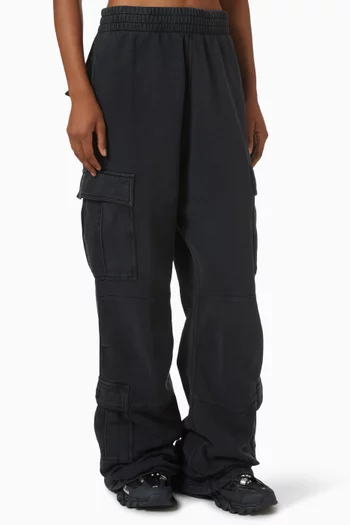Cargo Pants in Faded Dry Fleece