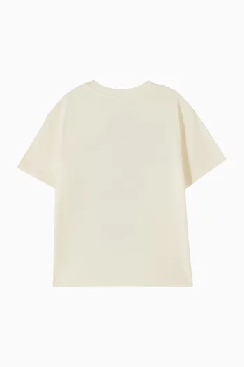 Graphic-print T-shirt in Cotton