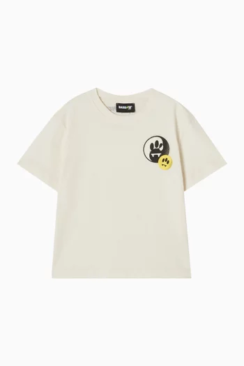 Graphic-print T-shirt in Cotton