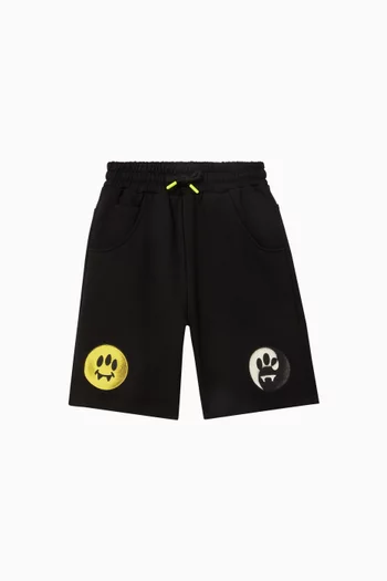 Printed Sweatshorts in Cotton