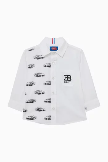 Half Logo-print Shirt