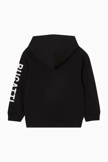 Printed Hoodie in Cotton