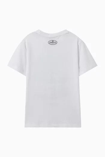 Car-print T-shirt in Cotton