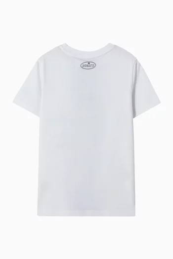 Car-print T-shirt in Cotton