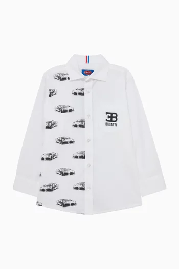 Half Logo-print Shirt