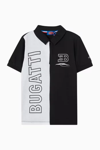 Half Logo Polo T-shirt