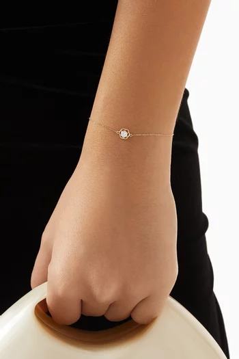 Cosmos Charm Bracelet in 18kt Yellow Gold