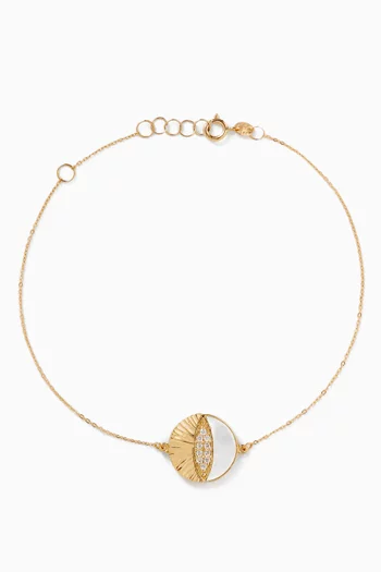 Riva Charm Bracelet in 18kt Gold