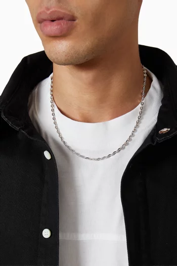 قلادة سفين بسلسلة فضة إسترلينية