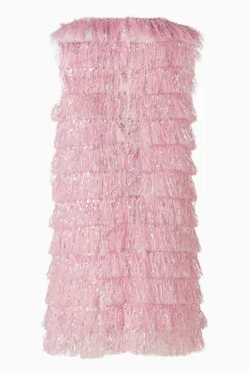 فستان للحفلات بعقدة وغليتر