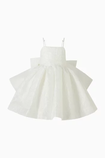 فستان جاكار بعقدة 