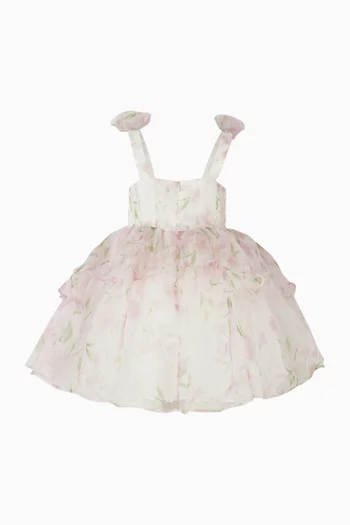 فستان بنقشة زهور