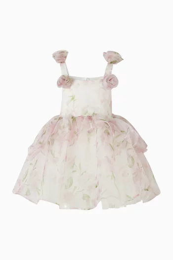 فستان بنقشة زهور