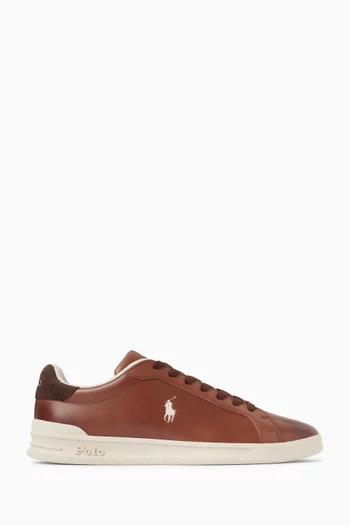 Heritage Court II Sneakers in Leather