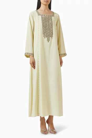 Bead-embellished Kaftan