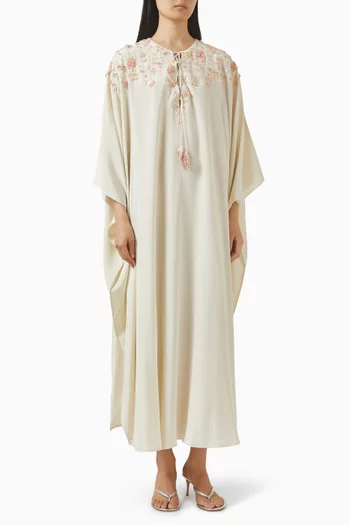 Embellished Tie-up Kaftan