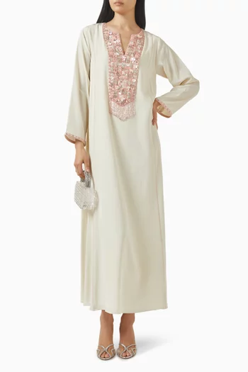 Bead-embellished Kaftan