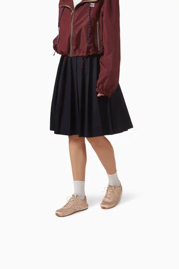 Plume Sneakers in Satin