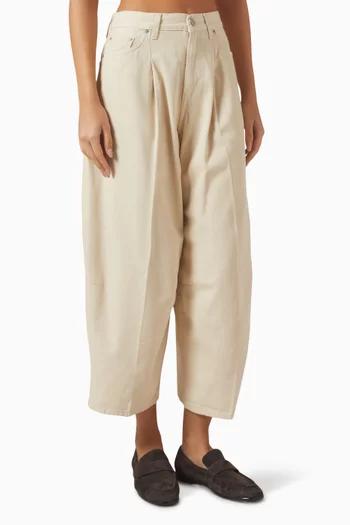 Twine Barrel-fit Jeans in Denim