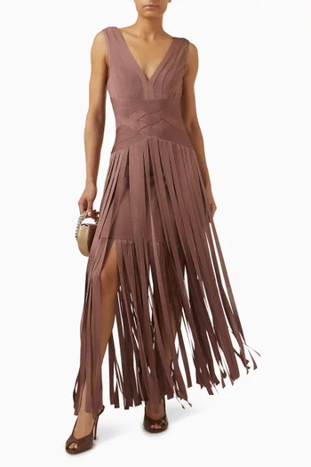 The Harlow Fringed Gown