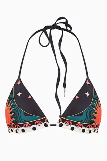 Balmy Reversible Triangle Bikini Top