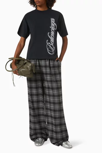 Cursive Medium-fit T-shirt in Jersey