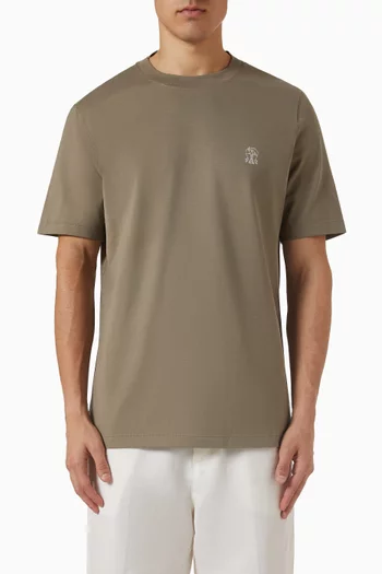 Logo T-shirt in Cotton