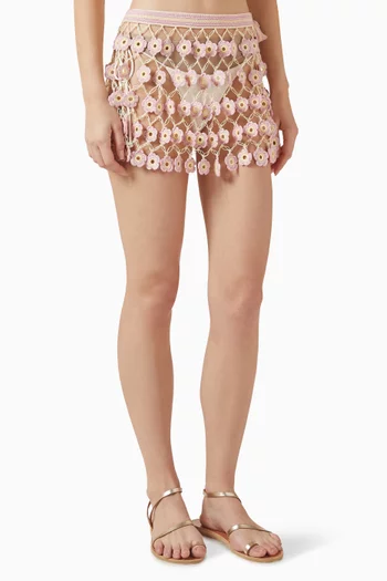 Fleur Hand-crocheted Skirt