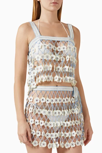 Fleur Hand-crocheted Top